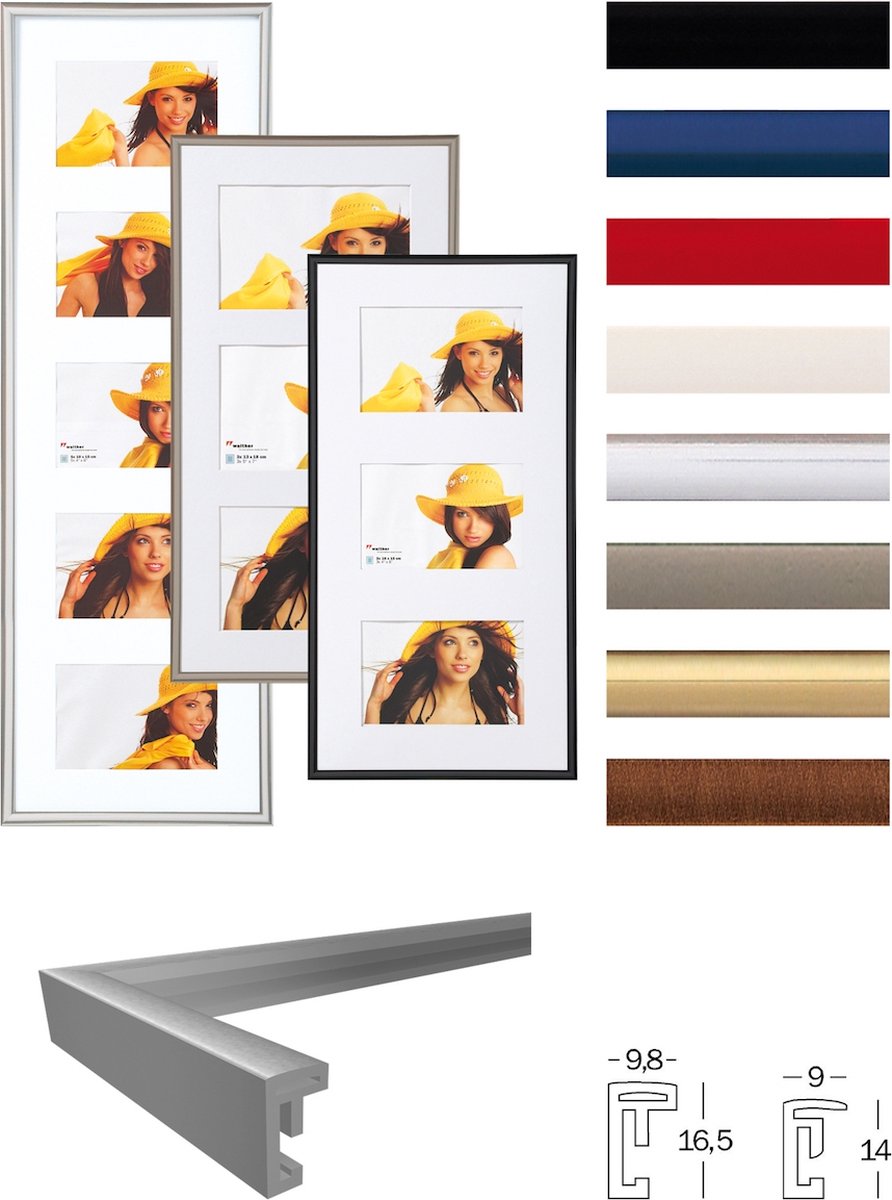 Walther Design New Lifestyle Kunststof Fotolijst 10x15cm Wit