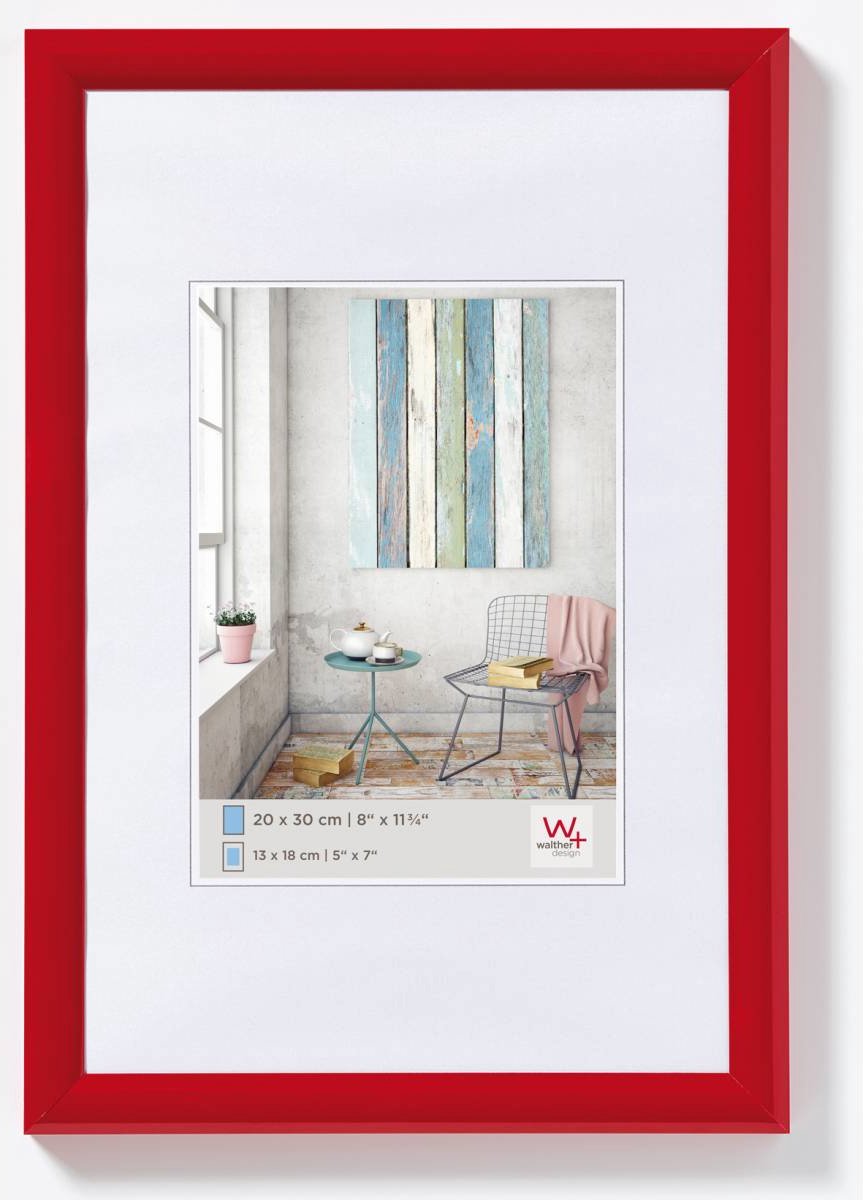 Walther Design Trendstyle Kunststof Fotolijst 30x40cm - Rood