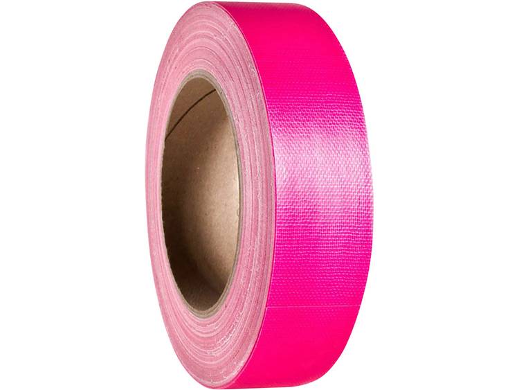 Adam Hall 58065NPIN Textieltape Neon-pink (l x b) 25 m x 38 mm 1 stuk(s)