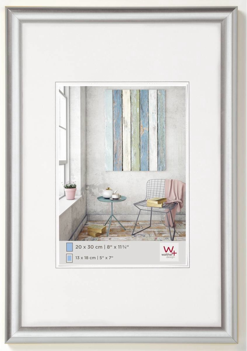 Walther Design Trendstyle Kunststof Fotolijst 30x40cm Zilver