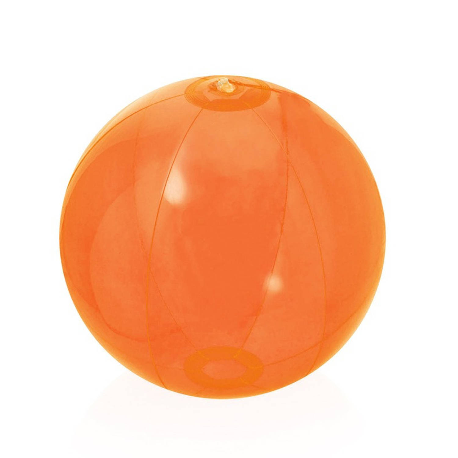 Opblaasbare Strandbal Beach Fun Plastic 28 Cm - Strandballen - Oranje