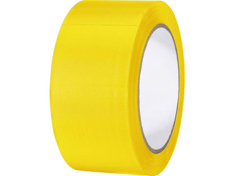 TOOLCRAFT 832450G-C 832450G-C PVC-plakband (l x b) 33 m x 50 mm 33 m - Geel