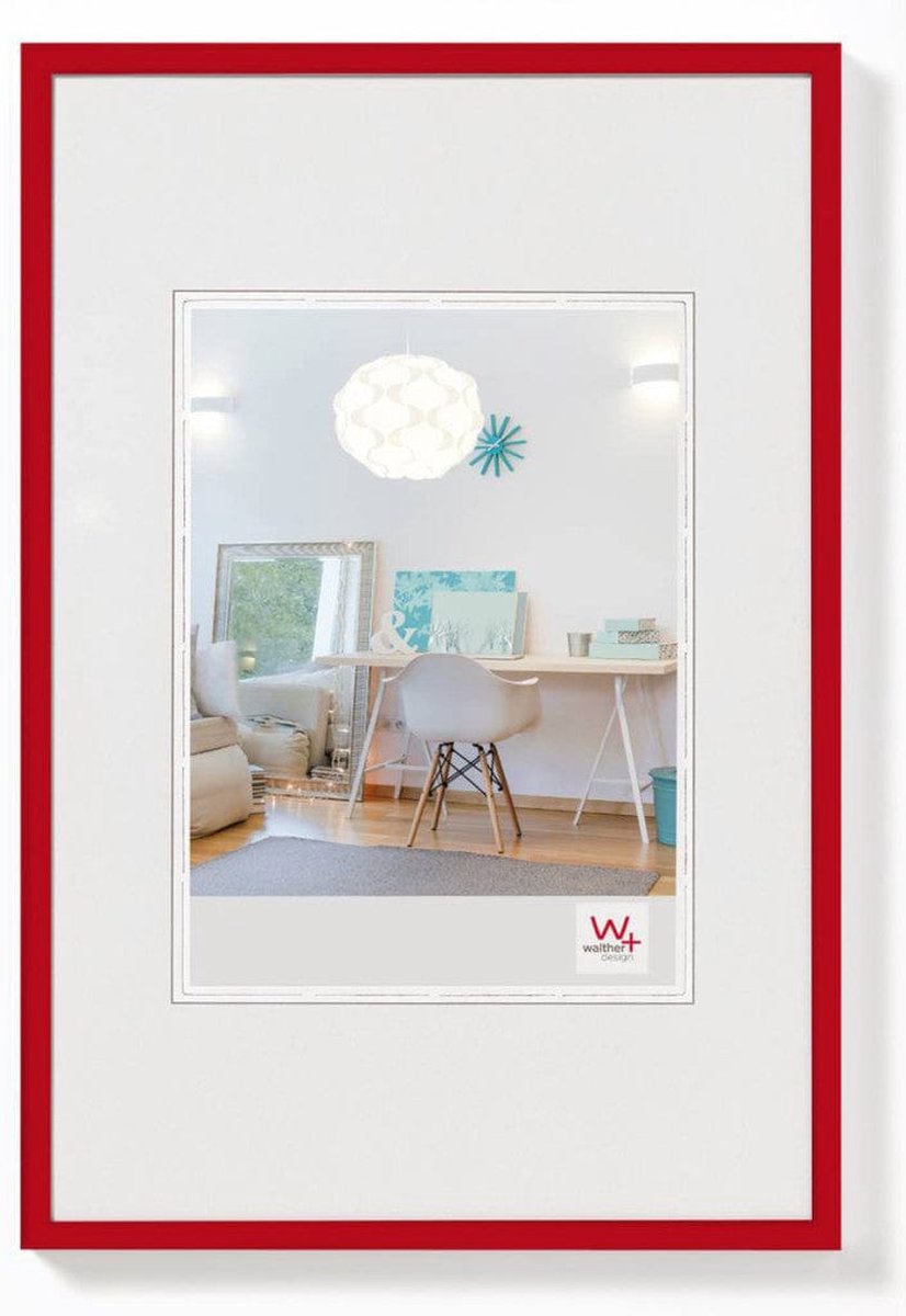 Walther Design New Lifestyle Kunststof Fotolijst 30x45cm - Rood