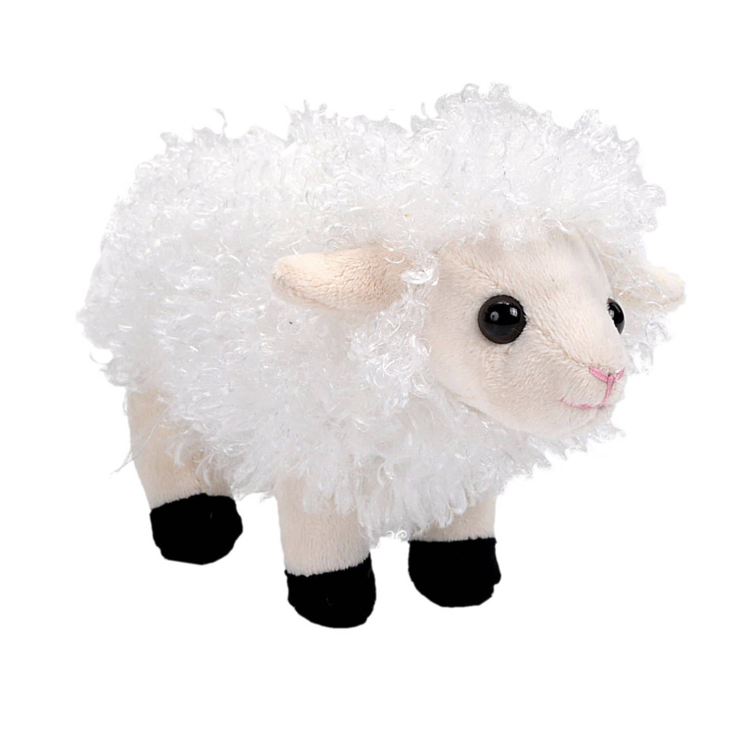 Wild Republic Pluche Knuffel Lammetje/schaap Van 13 Cm - Knuffel Boederijdieren