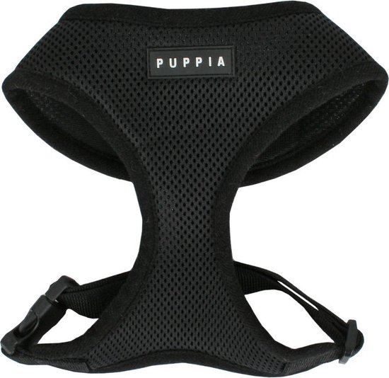 Puppia Hondentuig Soft Harness - Negro