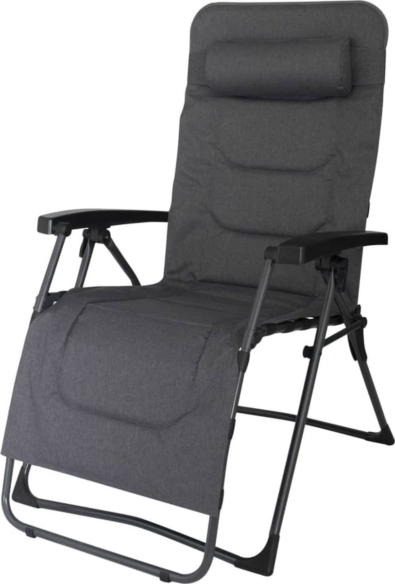 Eurotrail Campingrelaxstoel Nova Atina - Zwart