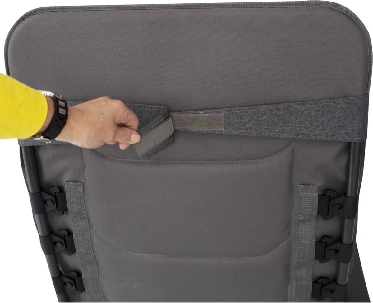 Eurotrail Campingrelaxstoel Nova Atina - Zwart