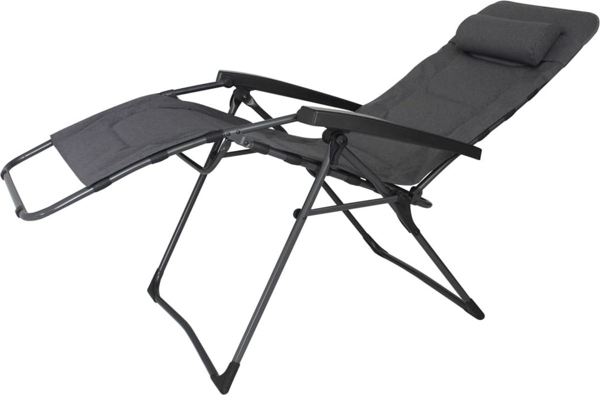 Eurotrail Campingrelaxstoel Nova Atina - Zwart
