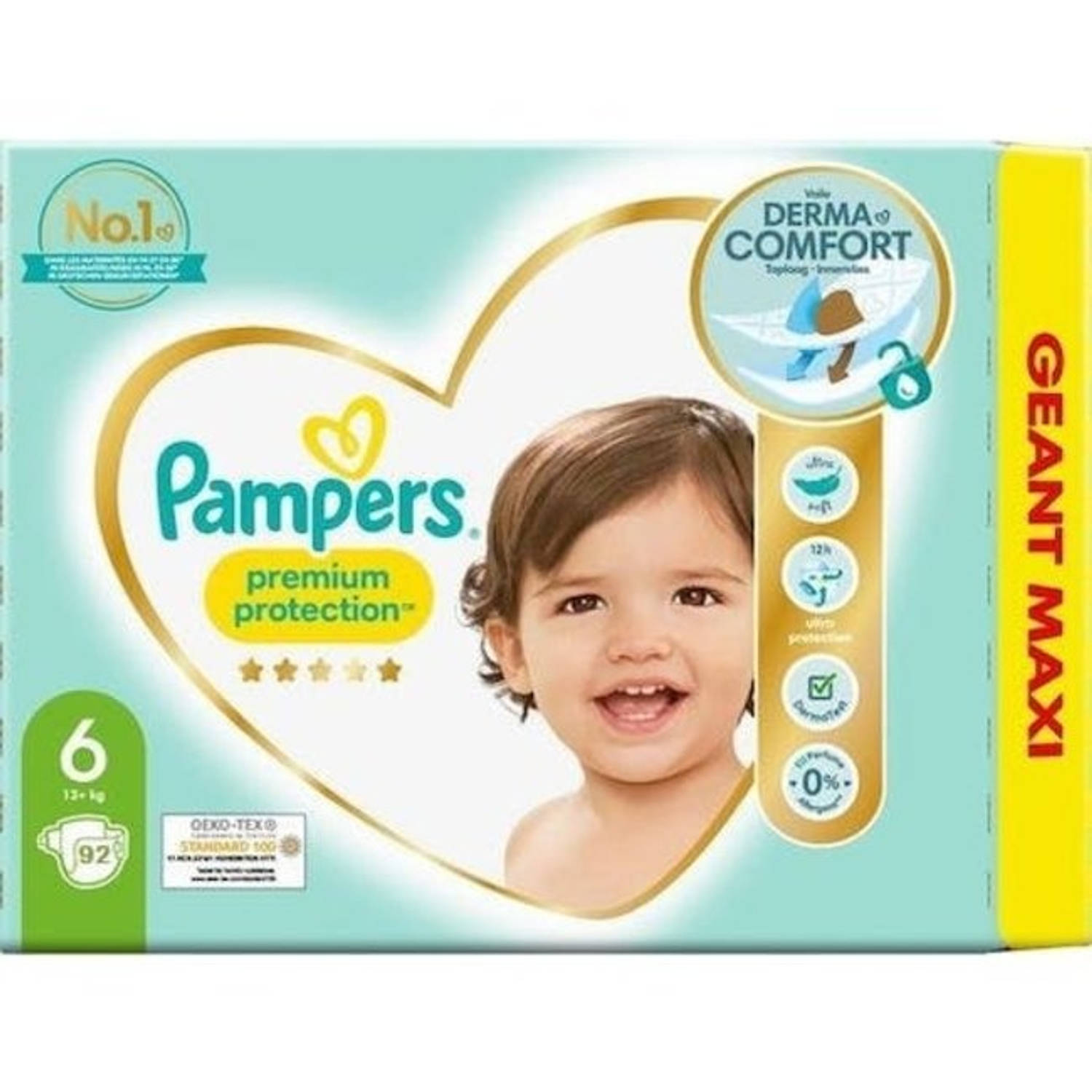 Pampers - Premium Protection - Maat 6 - Mega Pack - 92 Luiers