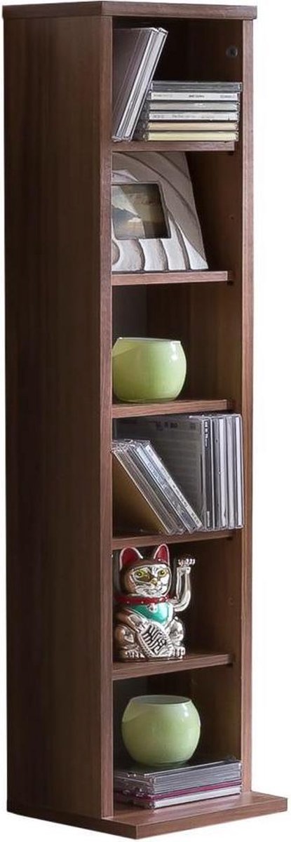 Elementa Wandkast 6 Vakken Kernnoten Decor. - Bruin