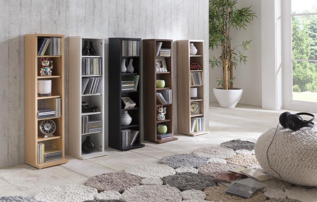 Elementa Wandkast 6 Vakken Kernnoten Decor. - Bruin