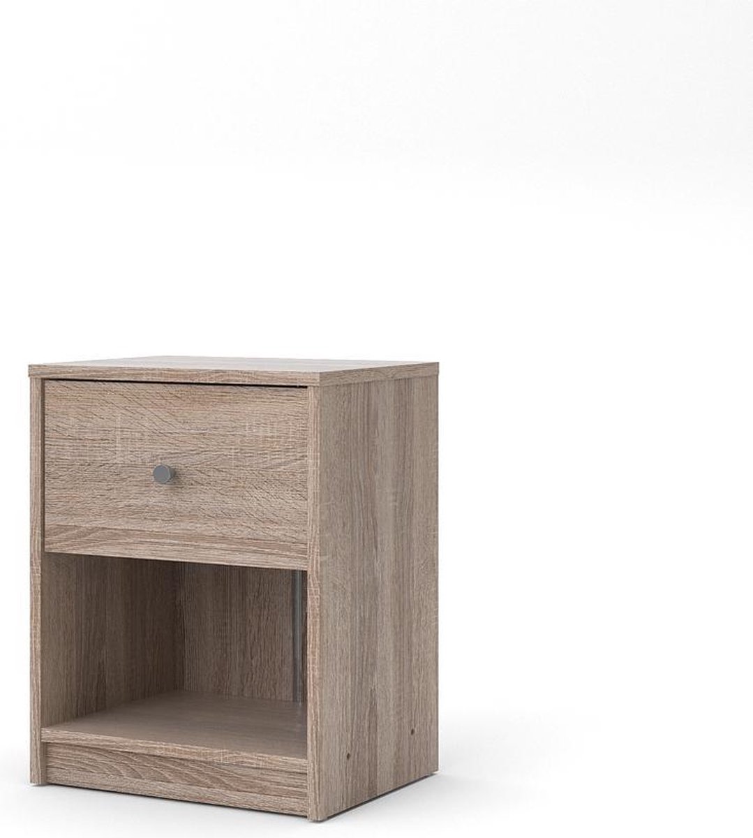 Maria Nachtkastje Met 1 Lade En 1 Plank, Truffeldecor. - Beige