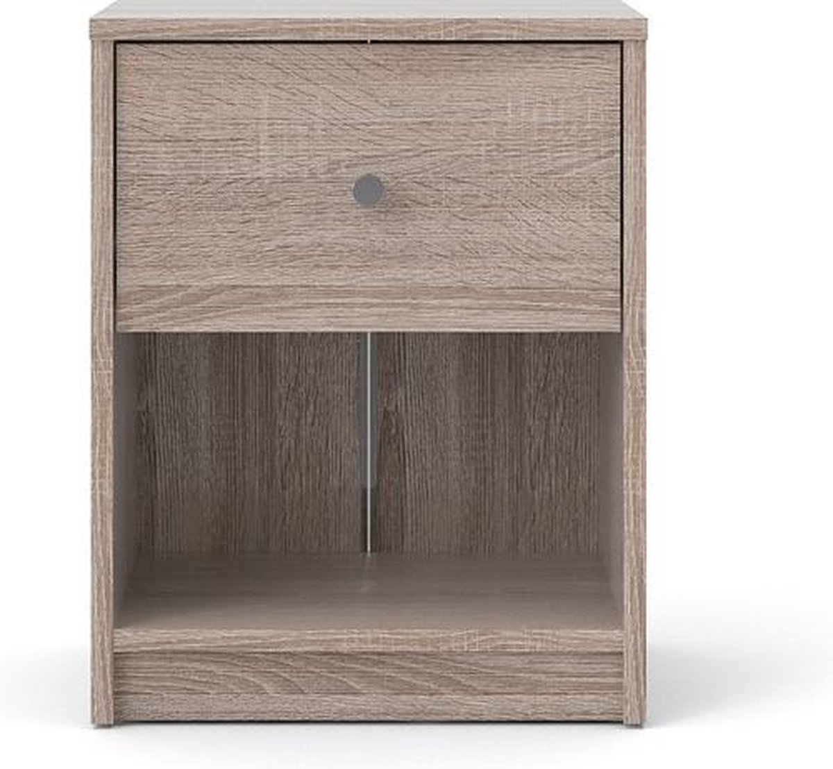 Maria Nachtkastje Met 1 Lade En 1 Plank, Truffeldecor. - Beige