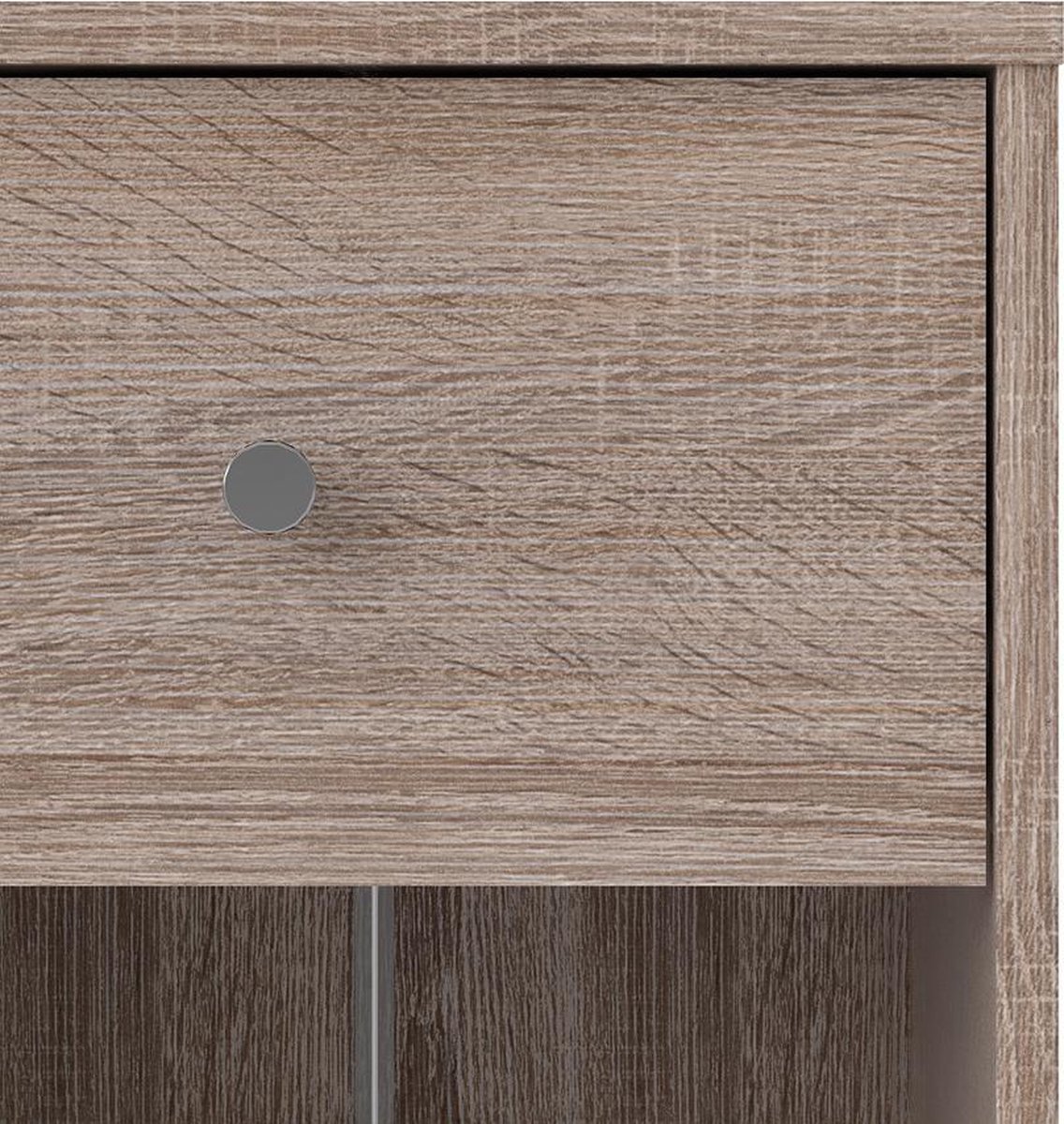 Maria Nachtkastje Met 1 Lade En 1 Plank, Truffeldecor. - Beige