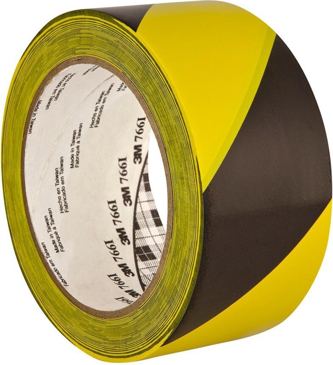 3M™ 766i 70-0062-9983-1 PVC-plakband 764i, Geel (l x b) 33 m x 50 mm 33 m - Zwart