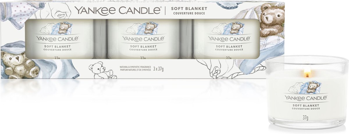 Yankee Candle Giftset Soft Blanket - 3 Stuks