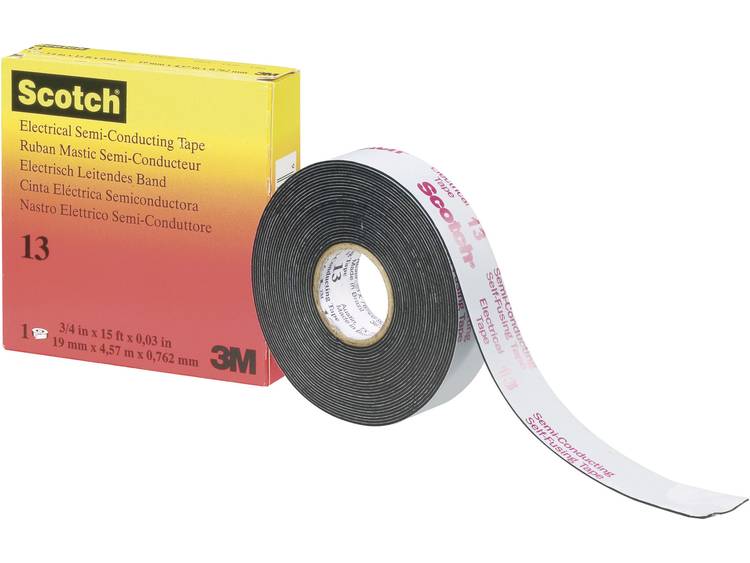 3M™ Scotch 13 HT-0020-0032-7 Isolatietape Scotch 13 (l x b) 4.5 m x 19 mm 4.5 m - Zwart