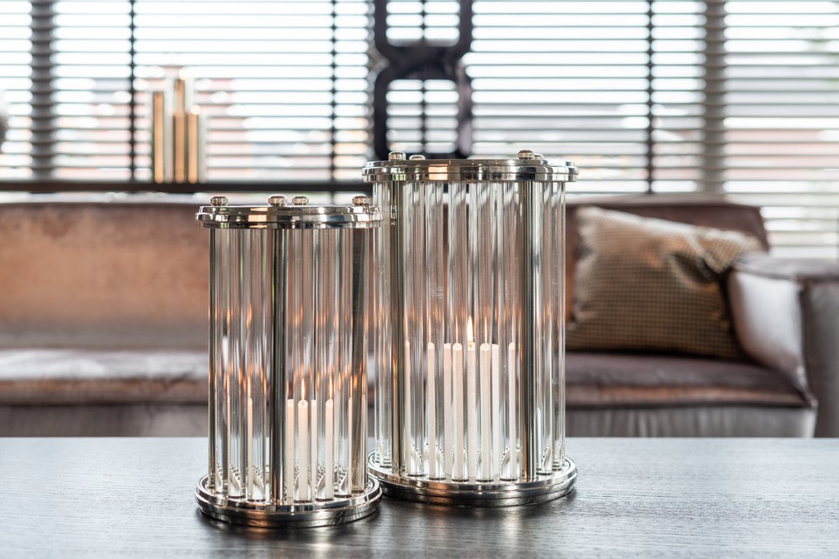 Richmond - Windlicht Emeray Zilver Medium