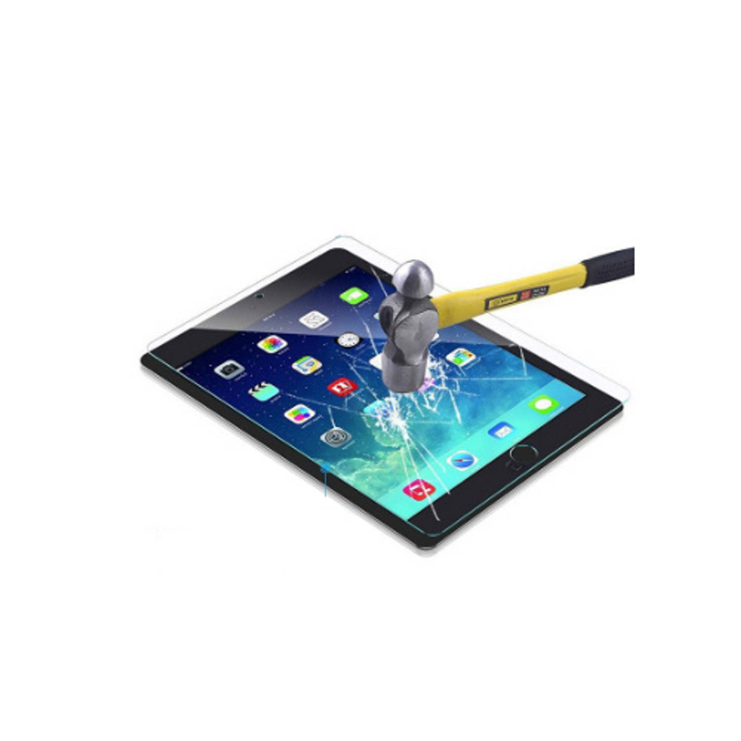 Hem Glasplaatje / Screenprotector / Tempered Glass Ipad Air 3 - Zwart