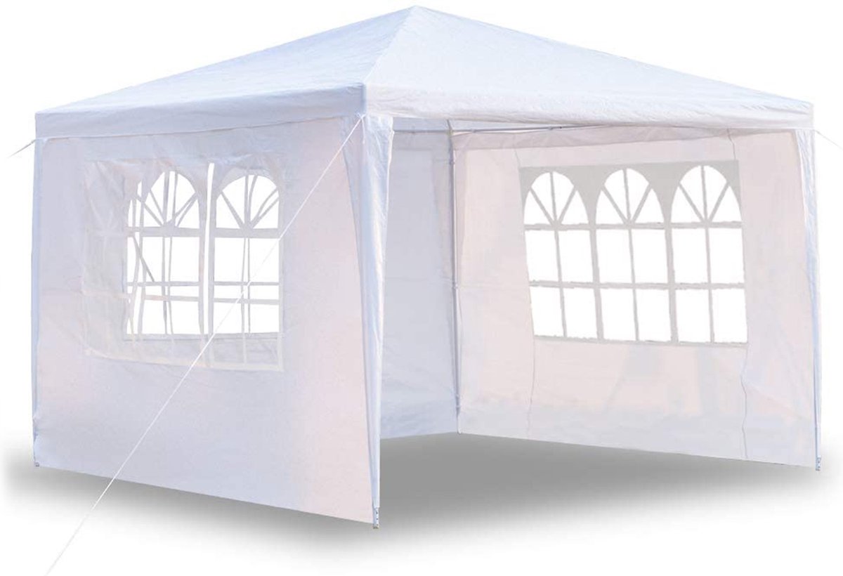 MaxxGarden Partytent - 300 X 400 X 250 Cm - Zijwanden - Wit