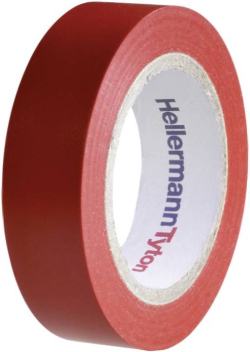 HellermannTyton HelaTape Flex 15 710-00101 Isolatietape HelaTape Flex 15 (l x b) 10 m x 15 mm 10 m - Rood