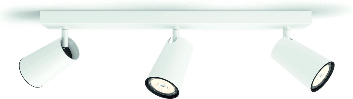 Philips - Paisley - Opbouwspot - 3 Lichtpunten - Wit