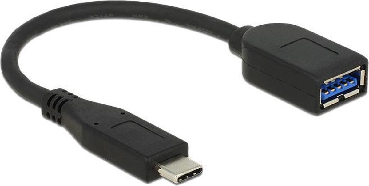 DeLOCK Usb Adapter Usb 3.1 Typec Male Naar Usb Type A Female 10 Cm