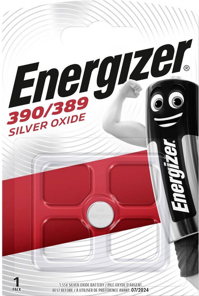 Energizer Knoopcel 390/389, Op Blister