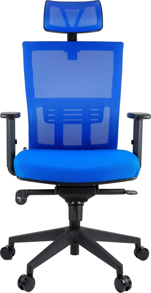 Maxxhome Luxe Mesh Ergonomische Bureaustoel - High-end - Blauw