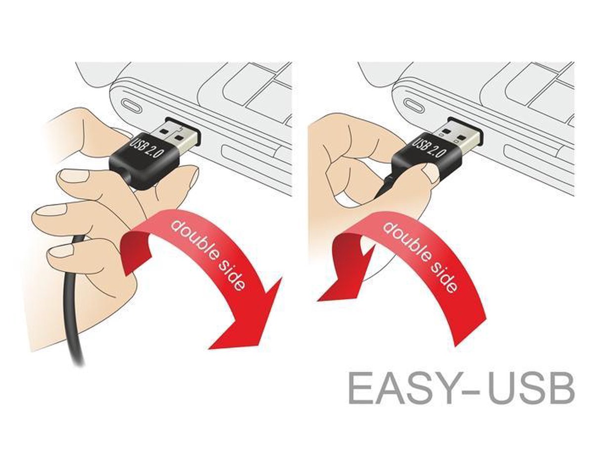 DeLOCK Easy Usb Micro Kabel 1 Meter