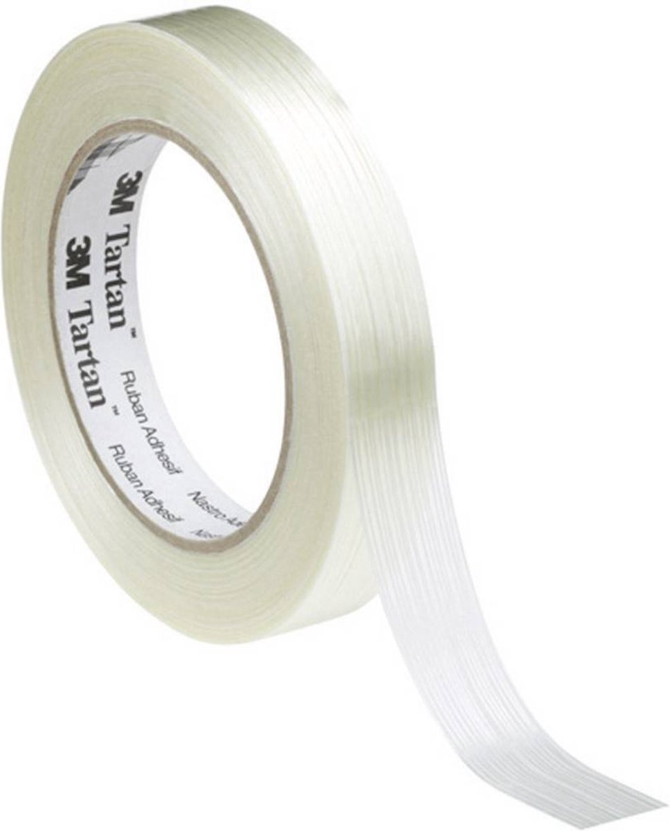 3M™ 8953 KT-0000-4031-3 Filament-tape Tartan 8953 Transparant (l x b) 50 m x 19 mm 50 m