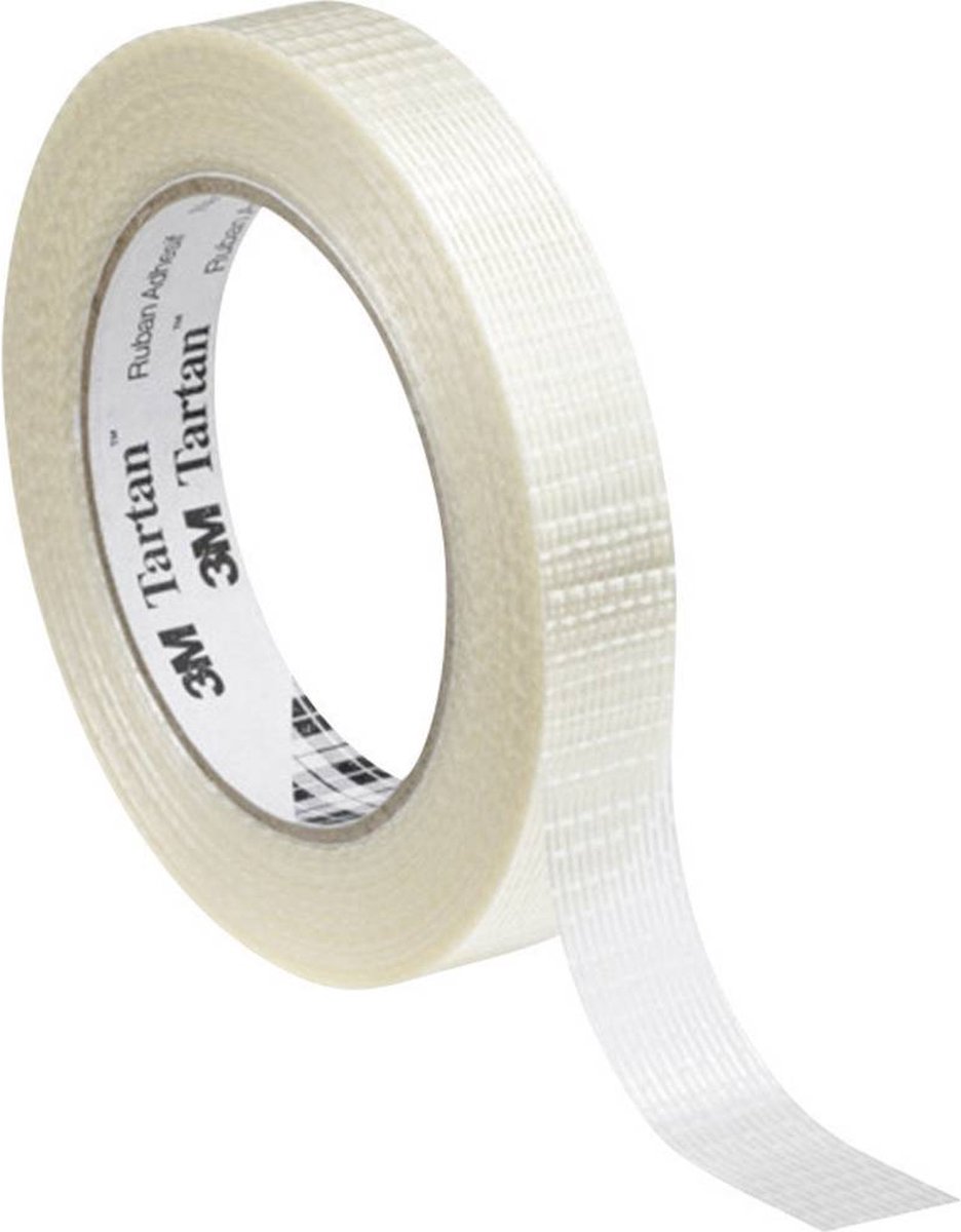 3M™ 8954 KT-0000-4034-7 Filament-tape Tartan 8954 Transparant (l x b) 50 m x 19 mm 50 m