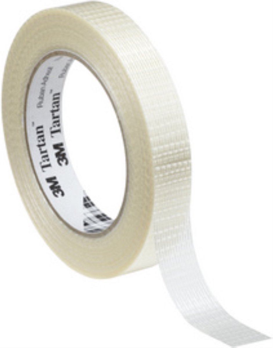3M™ 8954 KT-0000-4036-2 Filament-tape Tartan 8954 Transparant (l x b) 50 m x 50 mm 50 m