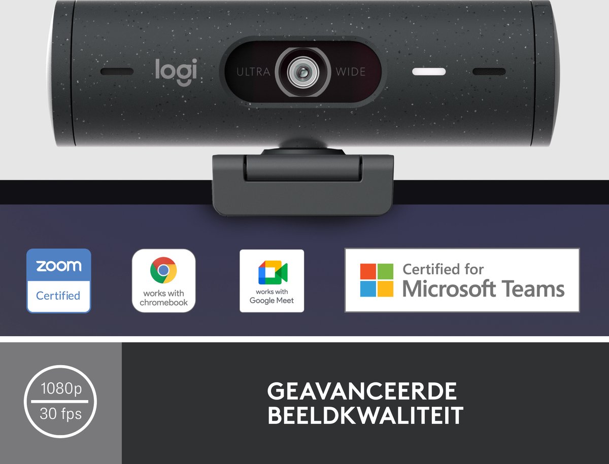 Logitech Brio 500 Graphite