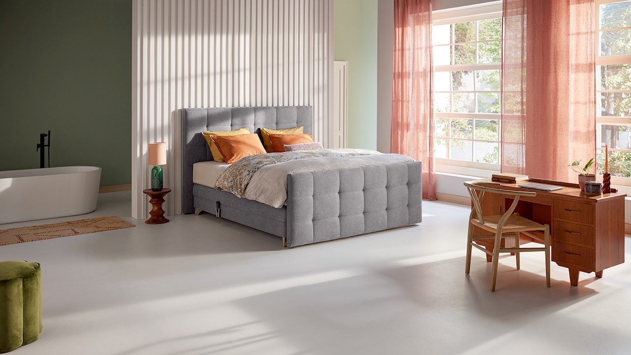 Karlsson Boxspring Unik Varje Verstelbaar Met Vildar Royal Matras - 200 x 220 cm - wood