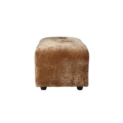 HKliving Vint Hocker Element - Aged Gold - Bruin