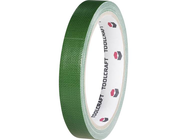 TOOLCRAFT HEB38L10ÃC HEB38L10ÃC Textieltape HEB38L10ÃC (l x b) 10 m x 38 mm 10 m - Groen