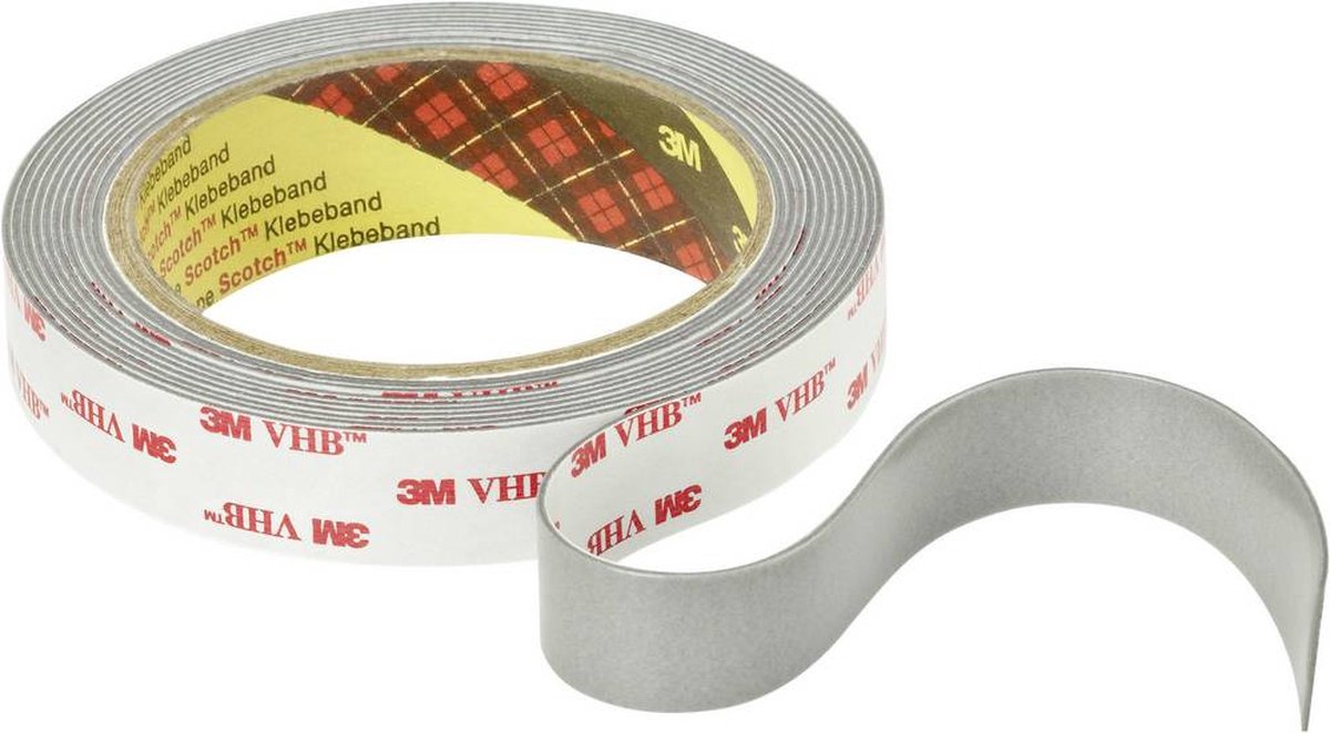 3M™ VHBâ"¢ 4941P 7000072418 Dubbelzijdige tape VHB 4941P (l x b) 3 m x 19 mm 3 m - Grijs