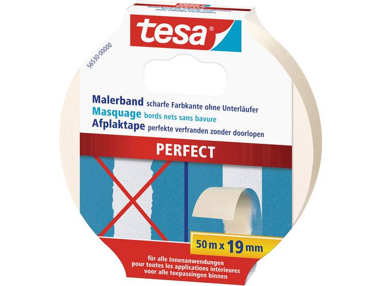 Tesa 56530-00-00 56530-00-00 Schilderstape (l x b) 50 m x 19 mm 50 m - Beige