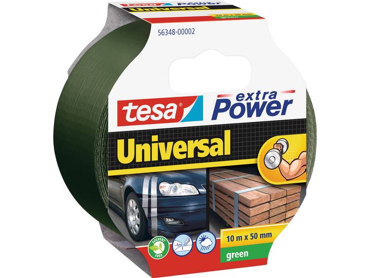 Tesa 56348-02-05 Textieltape Extra Power (l x b) 10 m x 50 mm 10 m - Groen