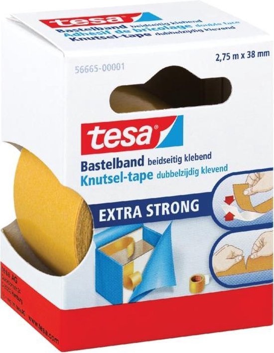 Tesa 56665-01-01 Plakband Bastelband Transparant (l x b) 2.75 m x 38 mm 2.75 m