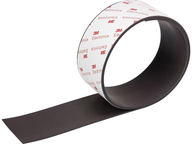 TOOLCRAFT 92013c160 Magneettape Antraciet (l x b) 1 m x 50 mm 1 m