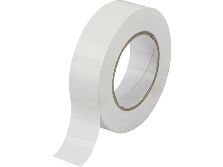 TRU COMPONENTS SW10-155 1563945 Isolatietape (l x b) 10 m x 19 mm 10 m - Wit