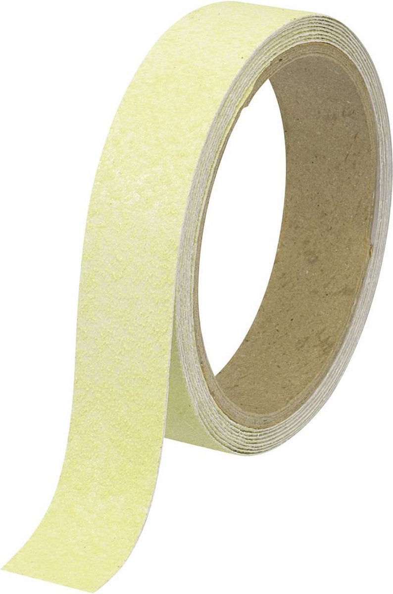 TOOLCRAFT Antisliptape Conrad Components ANST255-LG neongroen (lxb) 5Â mÂ xÂ 25Â mm, inhoud: 1Â rol - Petrol