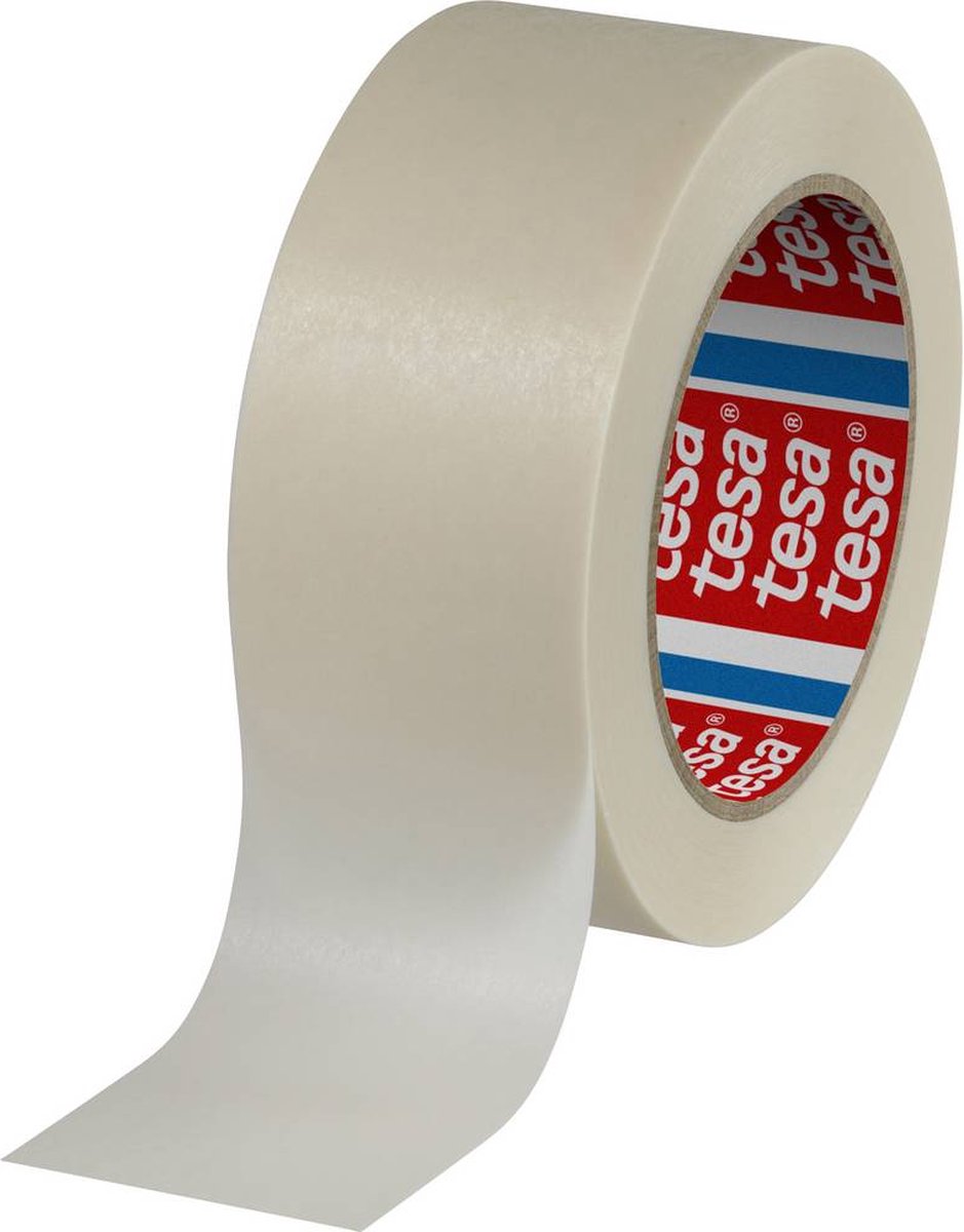 Tesa 04331-00009-00 Afdektape krepp 4331 Kleurloos (l x b) 50 m x 25 mm 50 m