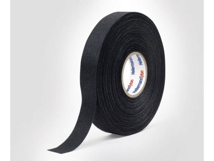 HellermannTyton HTAPE-PROTECT300-PET-BK 712-10001 Isolatietape (l x b) 25 m x 19 mm 25 m