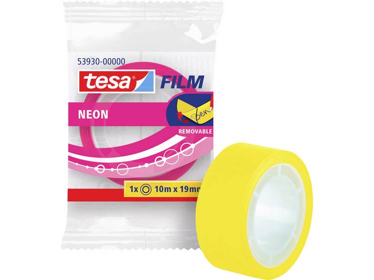 Tesa film 53930-00000-00 Plakband Neon-geel, Neon-pink 10 m