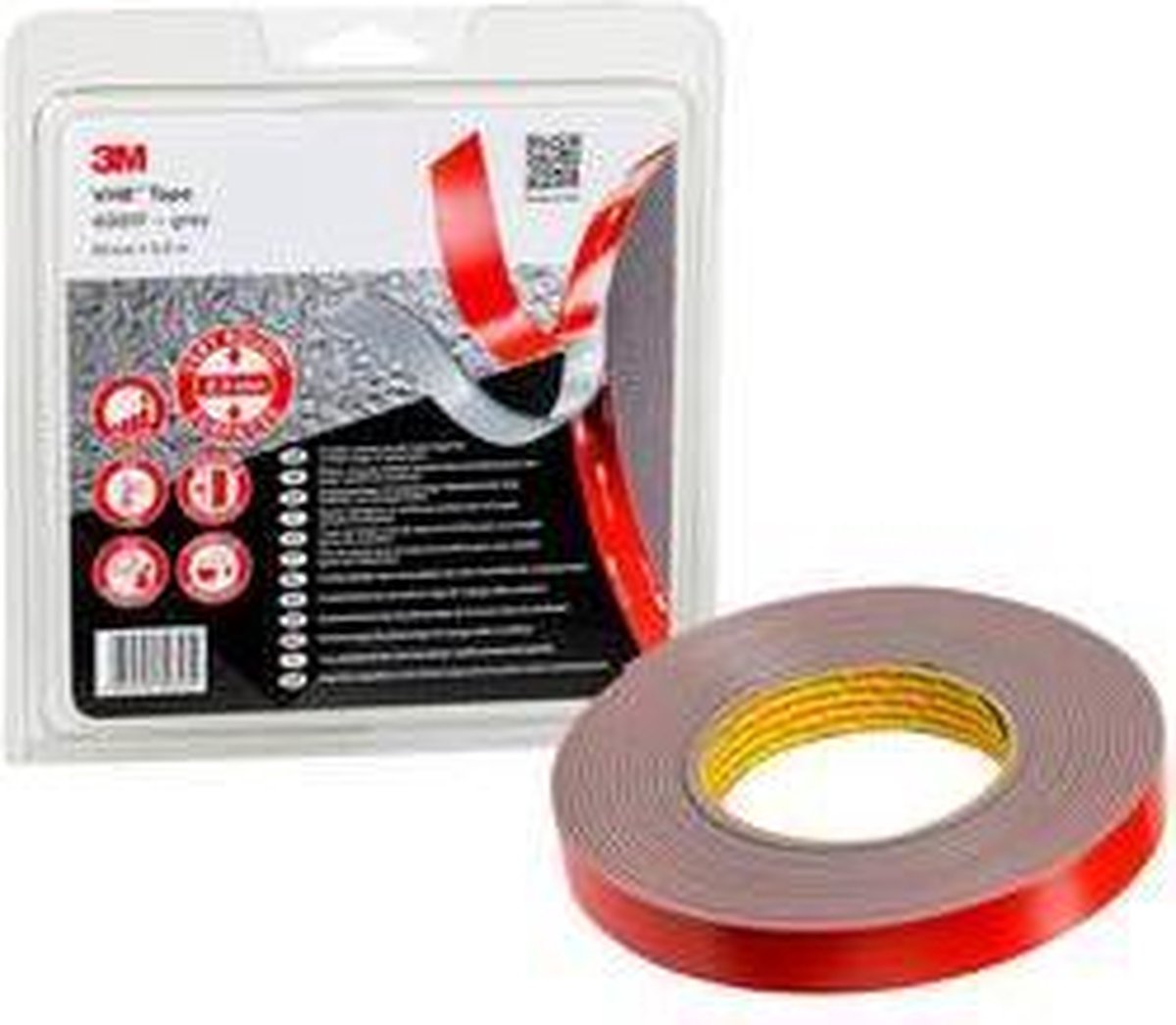 3M™ 4991F/IPS Plakband (l x b) 5.5 m x 19 mm 5.5 m - Gris