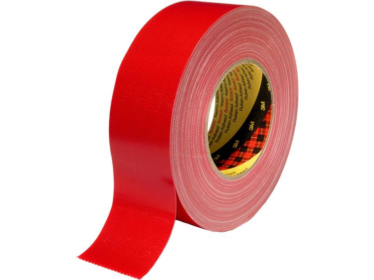 3M™ 389R50 Textieltape Scotch (l x b) 50 m x 50 mm 50 m - Rood