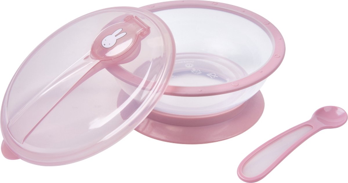 Nijntje Kom met Zuignap Pink